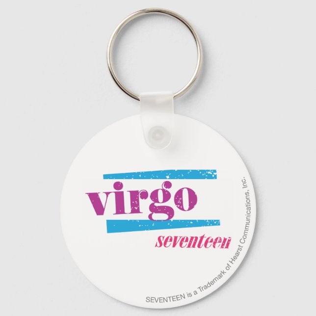 Virgo Lila Schlüsselanhänger (Vorderseite)