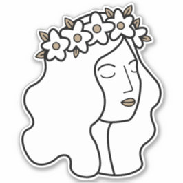 Virgo Maiden Earth - Sternzeichen Aufkleber
