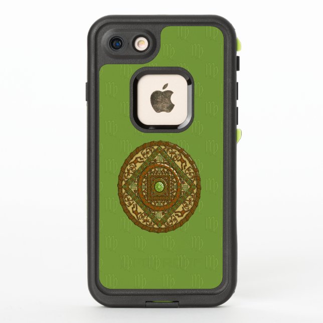 Virgo Mandala Lifeproof Case (Rückseite)