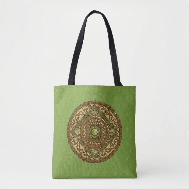 Virgo Mandala Mehrdruck-Tasche Tasche (Vorderseite)