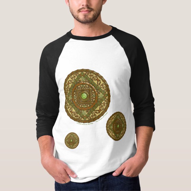 Virgo Mandala Men's Light Shirt (Vorderseite)