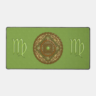 Virgo Mandala Schreibtischunterlage