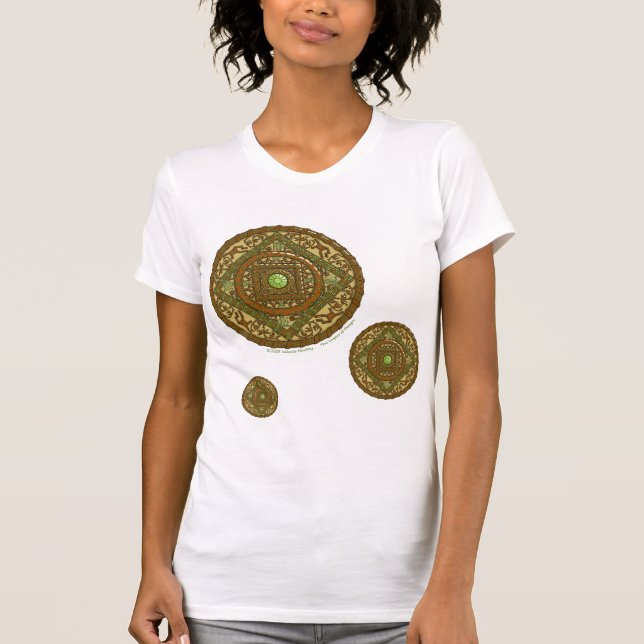 Virgo Mandala Women's Light Shirt (Vorderseite)