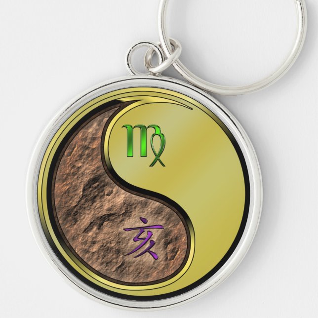 Virgo & Metal Boar Schlüsselanhänger (Vorne)