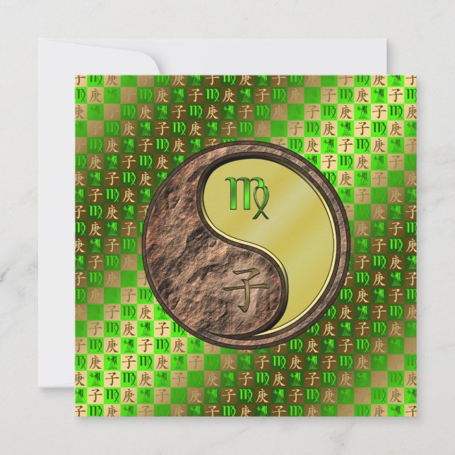 Virgo & Metal Rat Karte (Vorderseite)