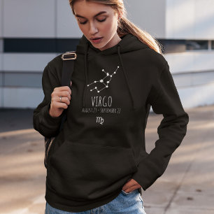 Virgo   Personalisiert Zodiac Constellation Hoodie
