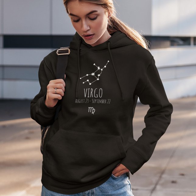 Virgo | Personalisiert Zodiac Constellation Hoodie (Von Creator hochgeladen)