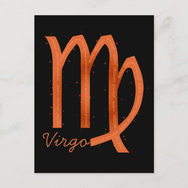 Virgo Postcard Postkarte (Vorderseite)