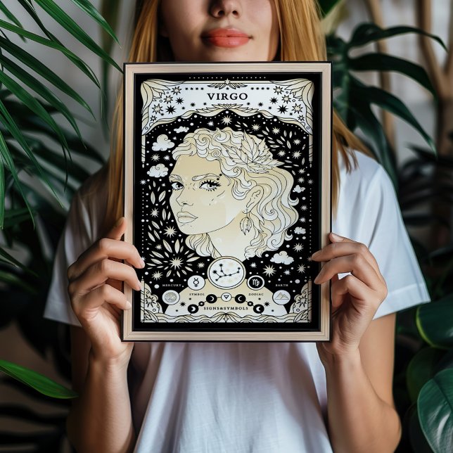 Virgo Precise and Elegante - Zodiac Poster (Von Creator hochgeladen)