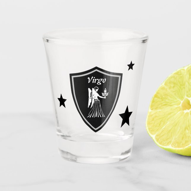 Virgo Schnapsglas (Vorderseite)