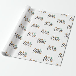 Virgo Star Schildkrötenpapier - Weißer Hintergrund Geschenkpapier