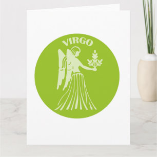 Virgo, Sternzeichen, Horoskop, Astrologie Karte