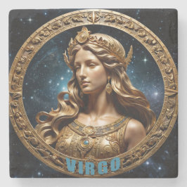 Virgo-Sternzeichen Steinuntersetzer