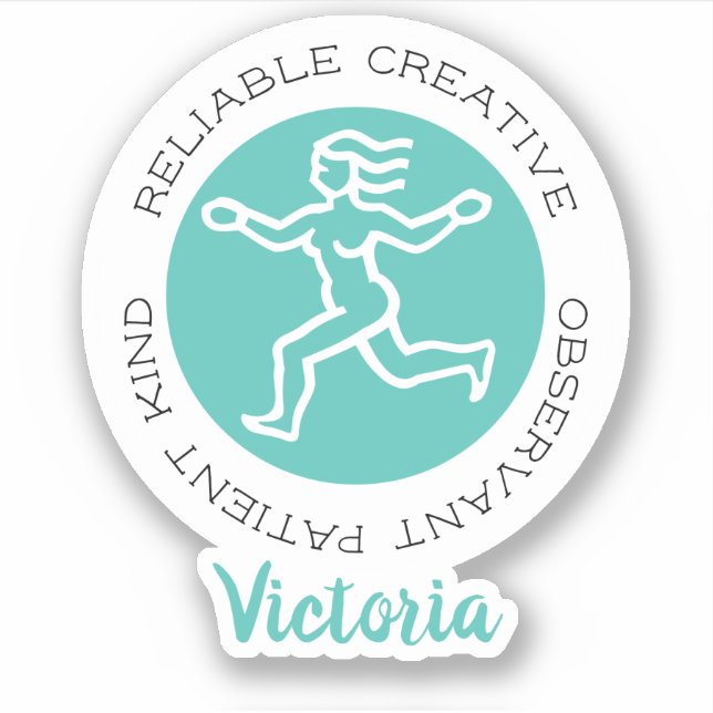 Virgo Sticker (Vorderseite)