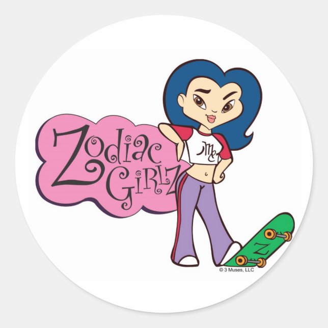 Virgo Stickers (Vorderseite)