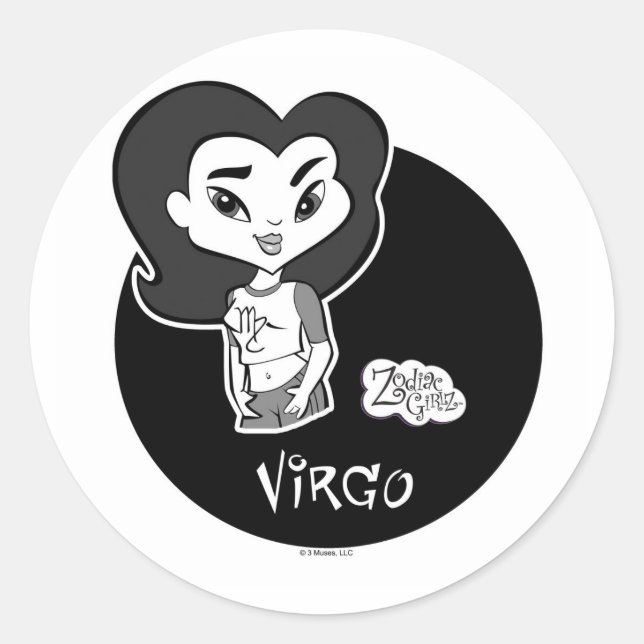 Virgo Stickers (Vorderseite)