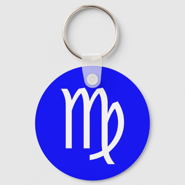 Virgo-Symbol Schlüsselanhänger (Vorderseite)