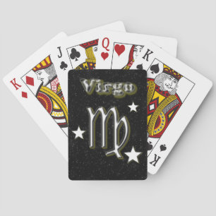 Virgo-Symbol Spielkarten