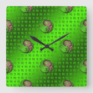 Virgo the Harvester Quadratische Wanduhr