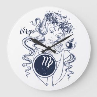 Virgo The Maiden Große Wanduhr