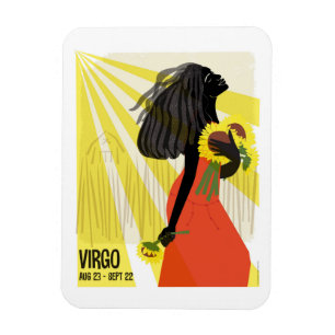 Virgo the Maiden Zodiac Magnet