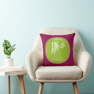 Virgo Throw Pillow Kissen