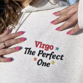 Virgo unique Hoodie embroidered Gift  Bestickter Hoodie