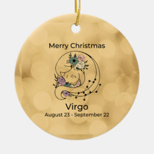 Virgo Vintag Inspiriert Weihnachtsschmuck