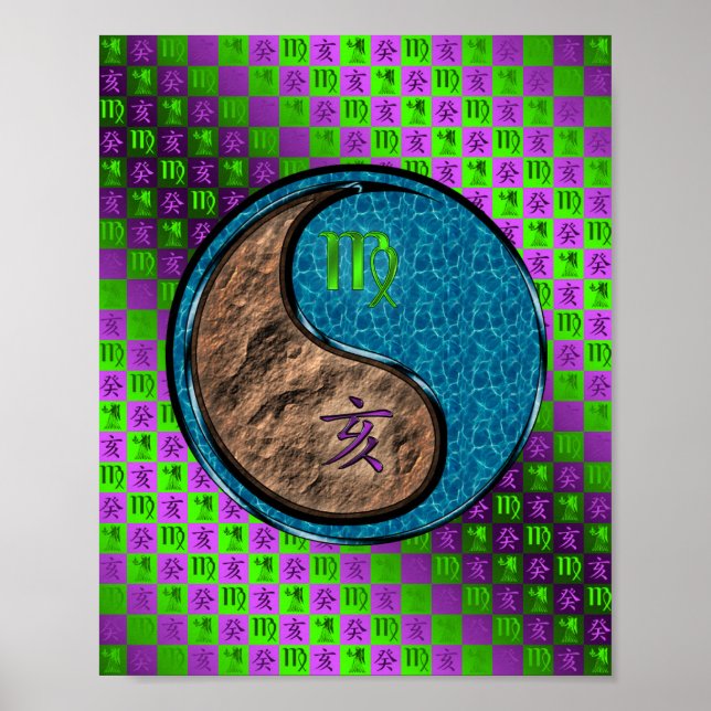 Virgo & Water Boar Poster (Vorne)