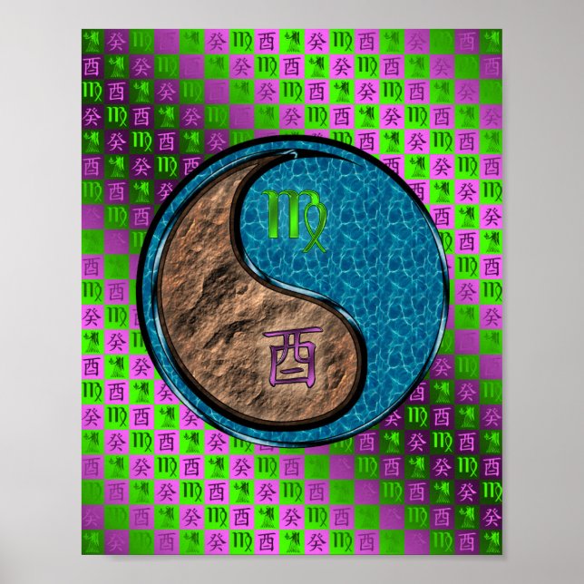 Virgo & Water Rooster Poster (Vorne)