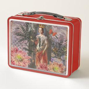 Virgo Woman Astrologie Whimsical Portrait Metall Brotdose