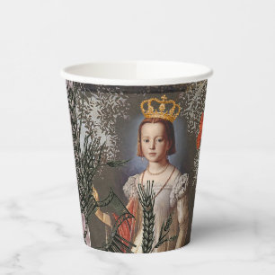 Virgo Woman Astrologie Whimsical Portrait Pappbecher