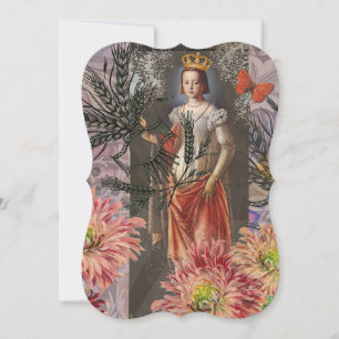 Virgo Woman Portrait Antique Colorful Rich