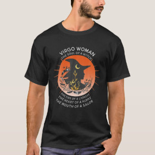 Virgo Woman Zodiac - Soul einer Hexenmilch T-Shirt