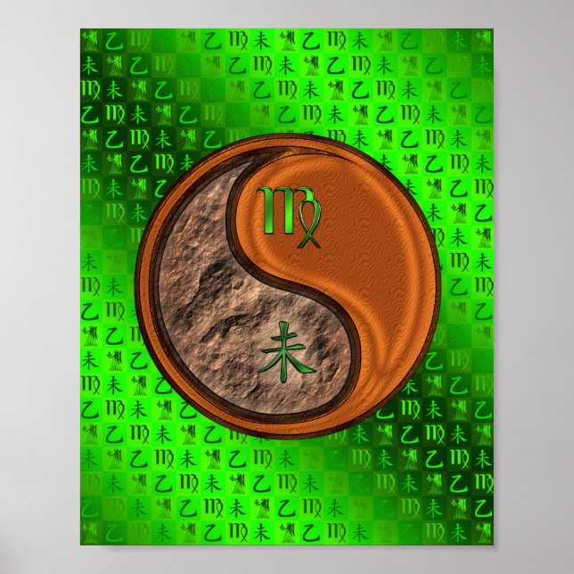 Virgo & Wood Goat Poster (Vorne)