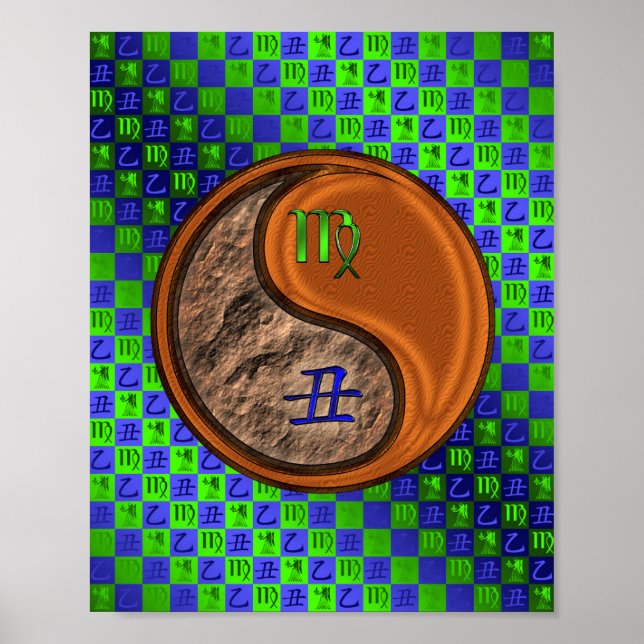 Virgo & Wood Ox Poster (Vorne)