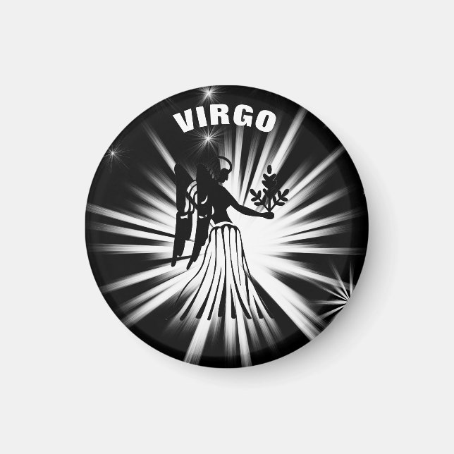 Virgo-Zeichen Magnet (Vorne)
