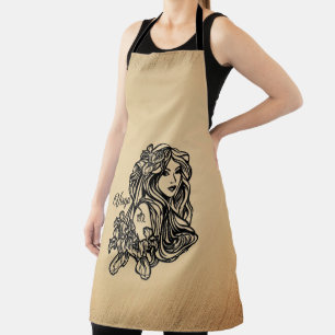 Virgo Zodiac Antique Look Schürze