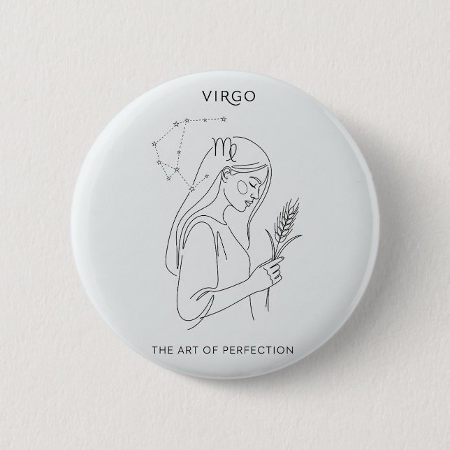 Virgo zodiac button (Vorderseite)