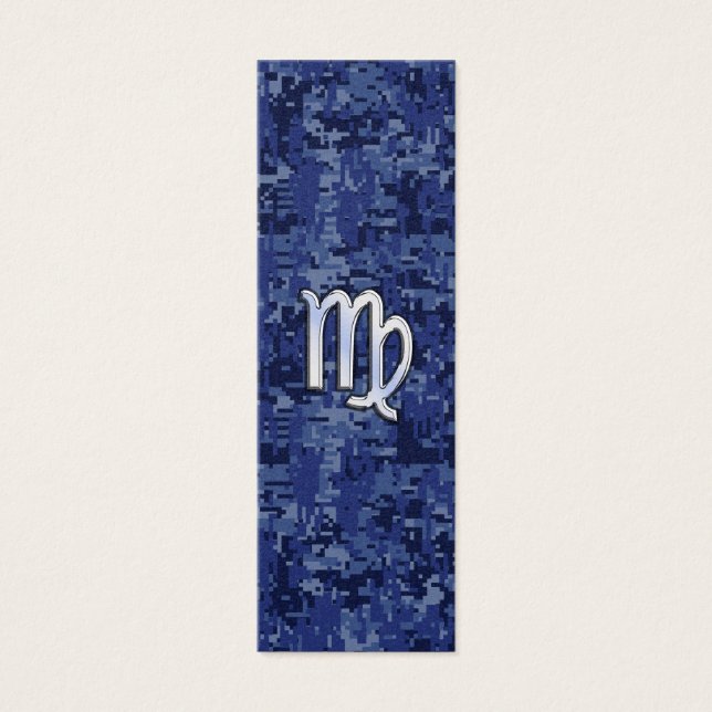 Virgo Zodiac Connexion Navy Camo numérique bleu (Devant)