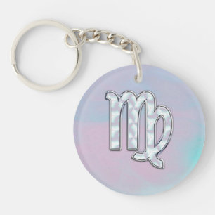 Virgo Zodiac Connexion Pastels Style Nacre Imprime