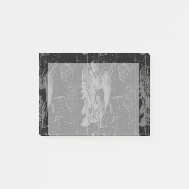 Virgo Zodiac Constellation Hevelius 1690 Post-it Klebezettel (Vorderseite)