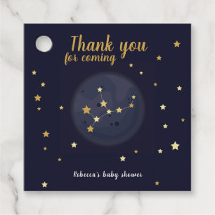 Virgo zodiac Danke, Baby-Dusche Geschenkanhänger