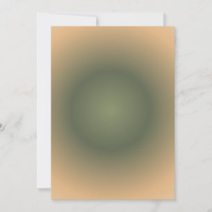 Virgo Zodiac, grünbraune Aura Gradient Feiertagskarte