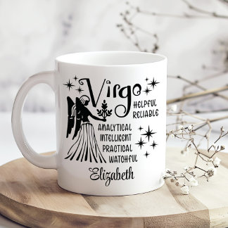 Virgo Zodiac Horoscope Individuelle Name Kaffeetasse