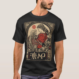 Virgo Zodiac Japanische Kunst | Eastern Style Maid T-Shirt