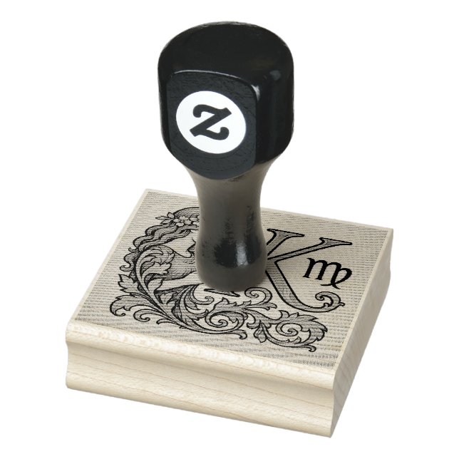 virgo Zodiac  (K) Gummistempel (Stempel)