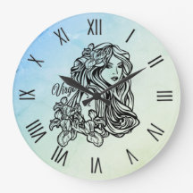 Virgo Zodiac Misty w Roman Numerals