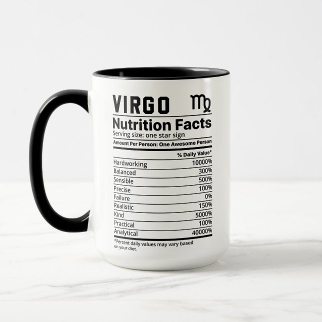 Virgo Zodiac Mug (Gauche)