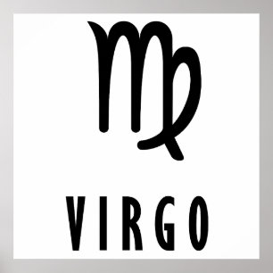 Virgo zodiac poster